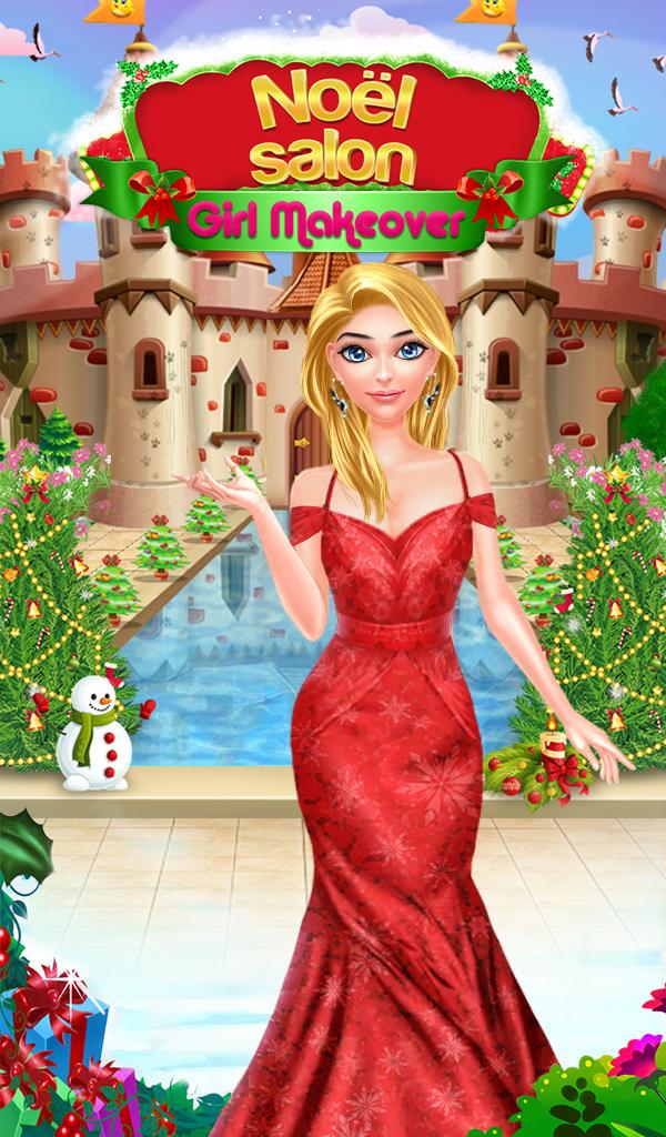 Android application Christmas Salon Girl Makeover screenshort