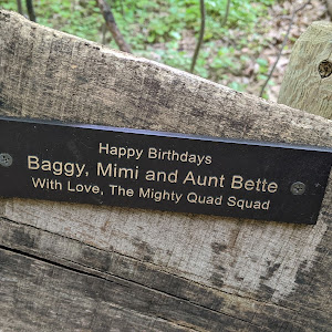 Happy Birthdays   Baggy, Mimi and Aunt Bette With Love, The Mighty Quad SquadSubmitted by @lampbane
