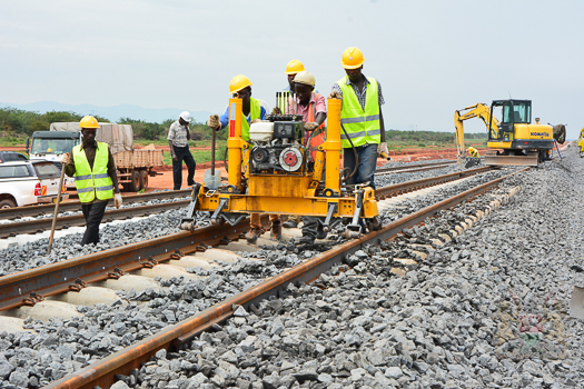 China Communications Construction Company (CCCC) have said they have constructed 80 per cent of the infrastructure, including roadbeds, culverts, bridges and station buildings.