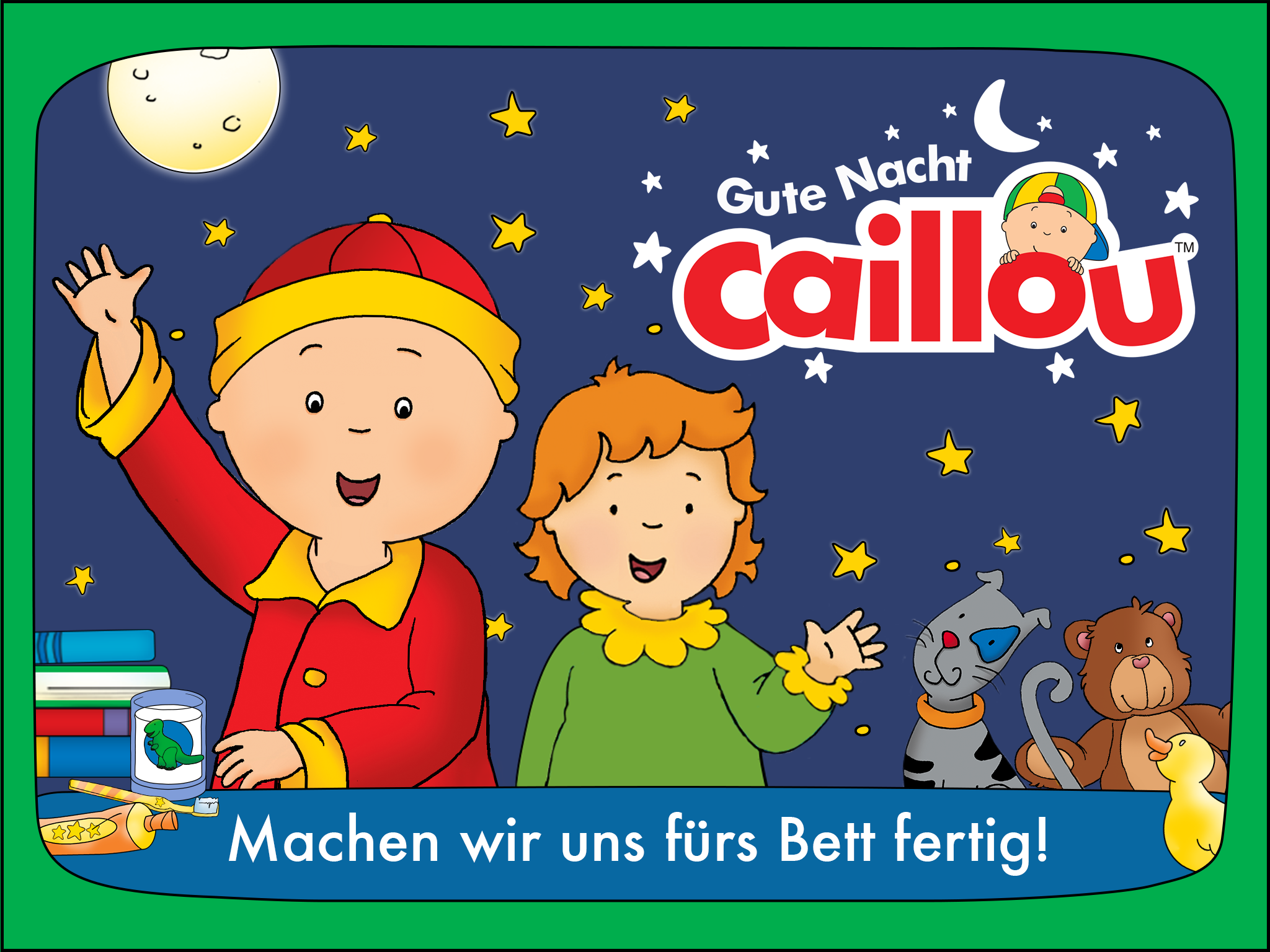 Android application Goodnight Caillou screenshort