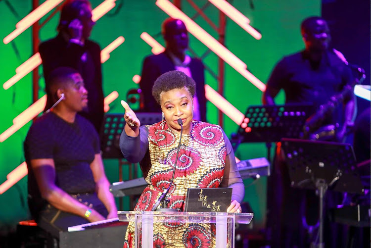 Yvonne Chaka Chaka at the Backing Vocalists and Session Musicians Awards help at the Soweto Theatre.