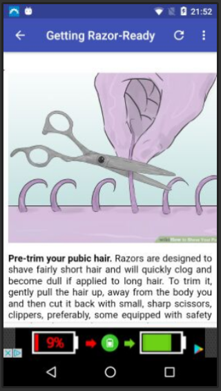 Shave Your Pubic Hair — приложение на Android
