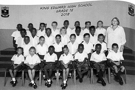 A racially mixed class at King Edward High.