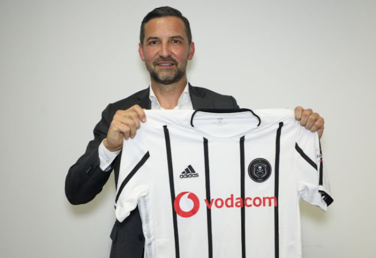 Josef Zinnbauer has signed a contract to be at the helm of Orlando Pirates for three years.