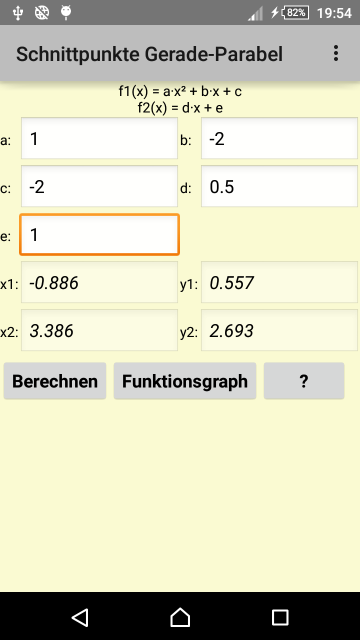 Android application Math Expert screenshort