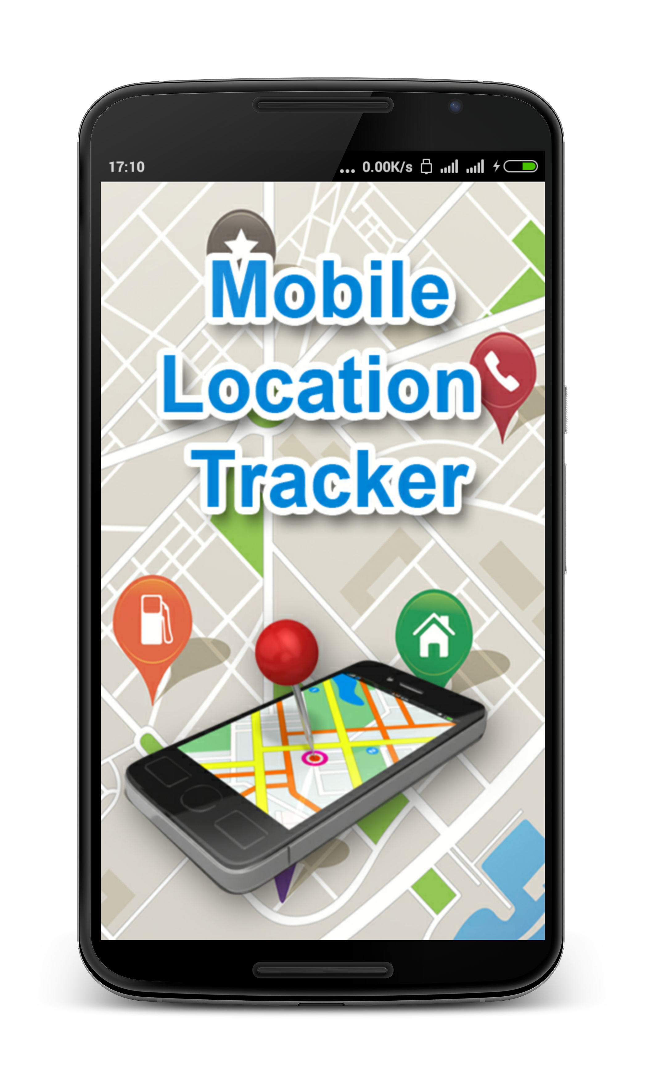 Android application Mobile Location Tracker screenshort