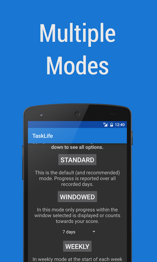    TaskLife Performance Tracker- screenshot  