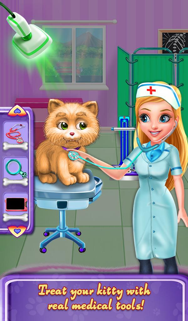 Android application The Baby Kitty Clinic For Kids screenshort