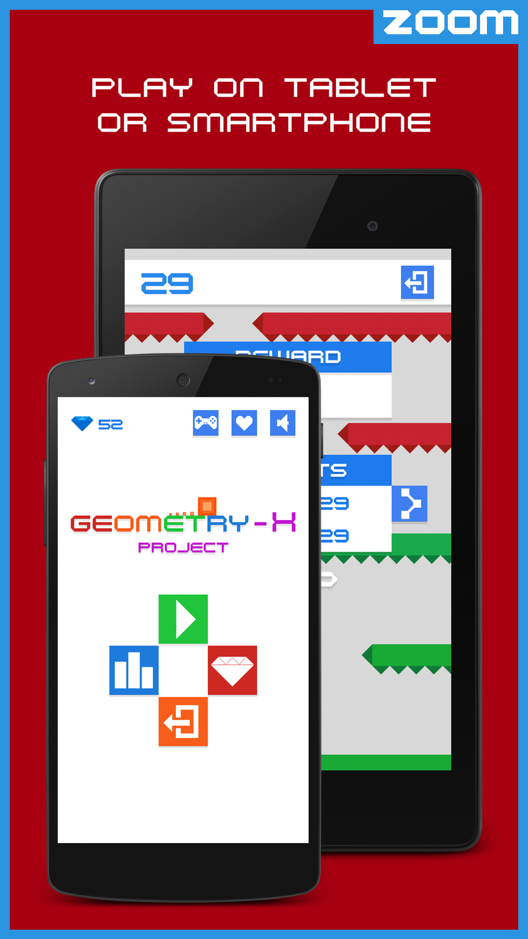 Android application Geometry-X - Hardest Game Ever screenshort