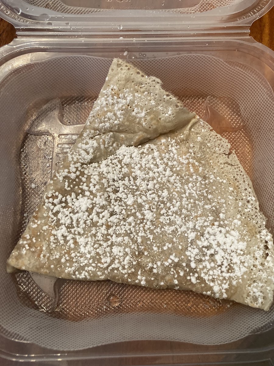 GF Cinnamon Sugar & Butter Crepe