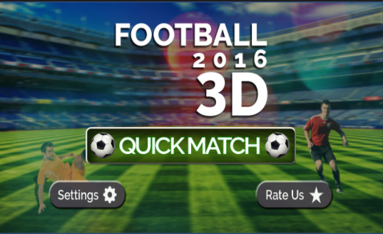 Android application Football 2016 3D screenshort