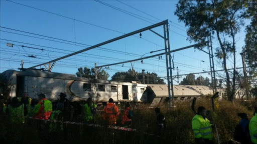 Train driver killed‚ 50 others injured in train crash. Picture: SOWETANLIVE