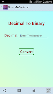 How to download Binary To Decimal 1.0 apk for laptop