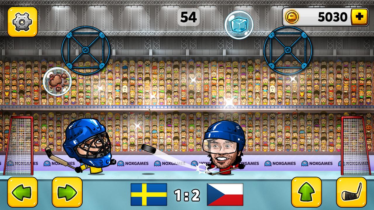 Android application Puppet Hockey: Pond Head screenshort