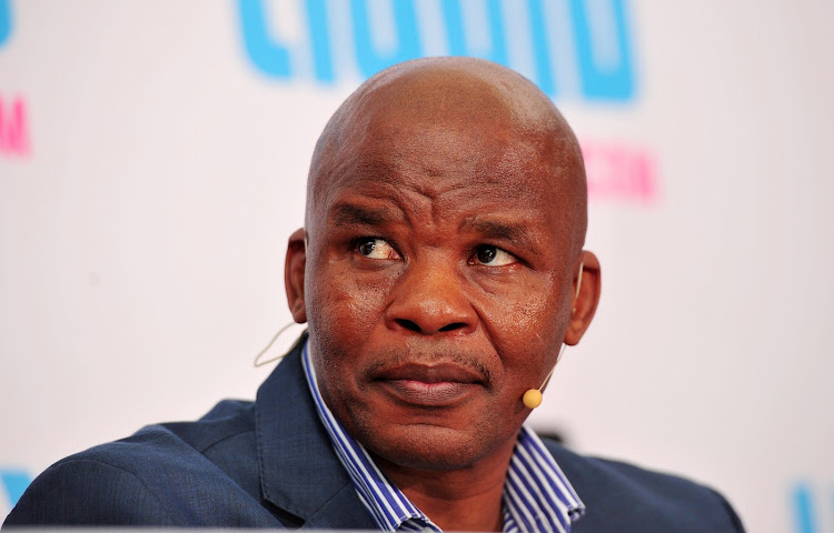 Aleck Skhosana (President of Athletics South Africa ) chats to media during the press conference for the 2018 Liquid Telecom Athletix Grand Prix Series at the President Hotel in Cape Town on 21 March 2018.