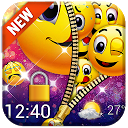 ダウンロード Funny emoji zipper lock screen をインストールする 最新 APK ダウンローダ