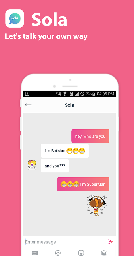 Sola - Stranger chat, Anonymous chat & Date — приложение на Android