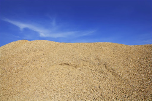 Pile of sand. File photo.