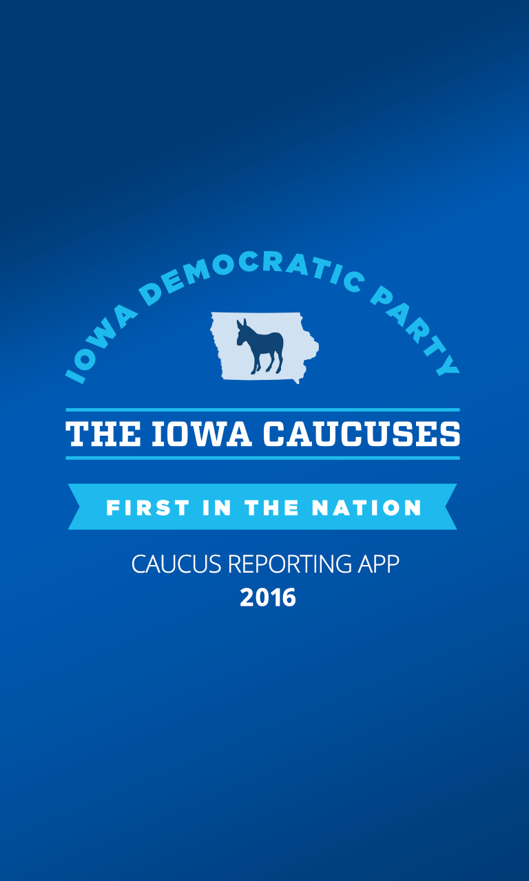 Android application Iowa Democratic Caucuses 2016 screenshort