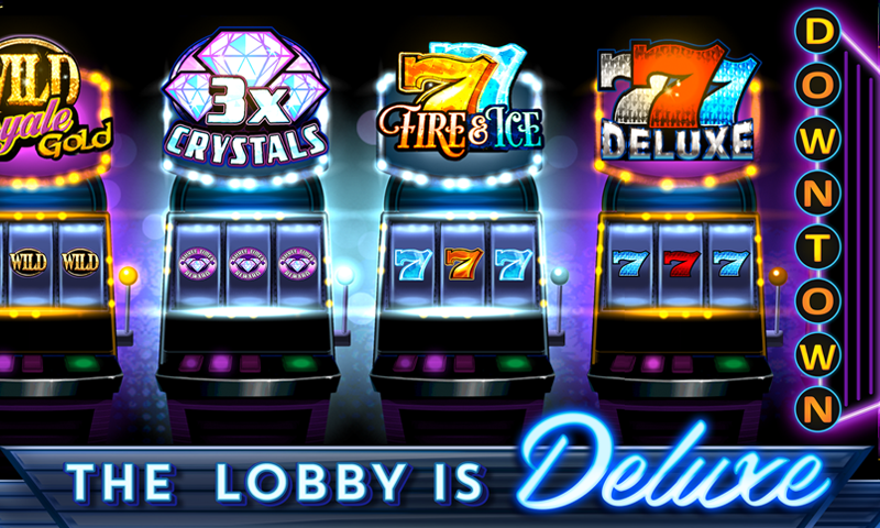 Android application Downtown Deluxe Free Slots screenshort