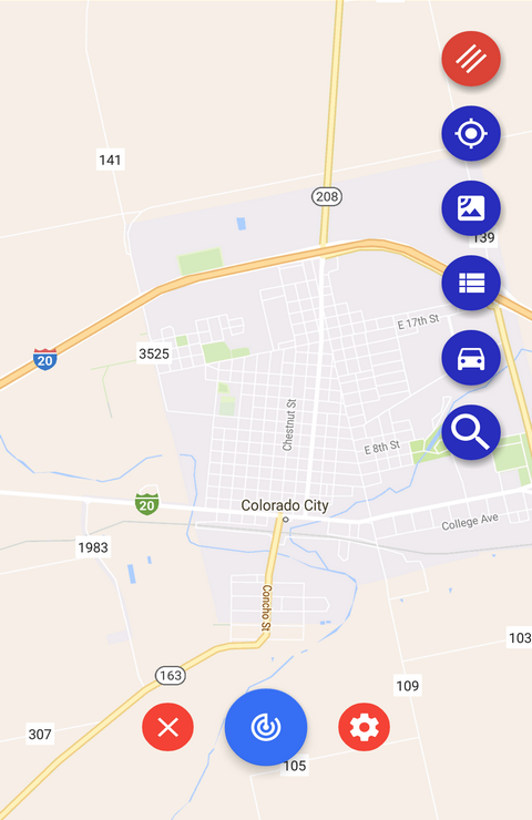 Android application Go Map Radar screenshort