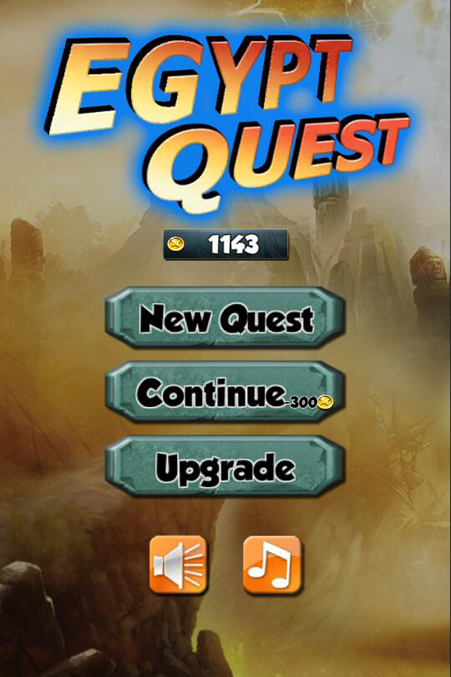 Android application Egypt Quest Free screenshort