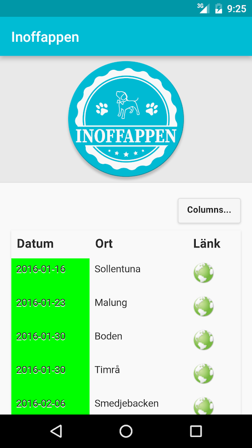 Inoffappen — приложение на Android