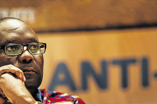 Zwelinzima Vavi's continued leadership of Cosatu comes under the spotlight this week at the union federation's congress in Midrand Picture: LEBOHANG MASHILOANE