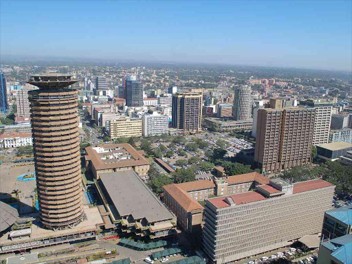 Areal view of the city of Nairobi Photo/KARUGA WA NJUGUNA
