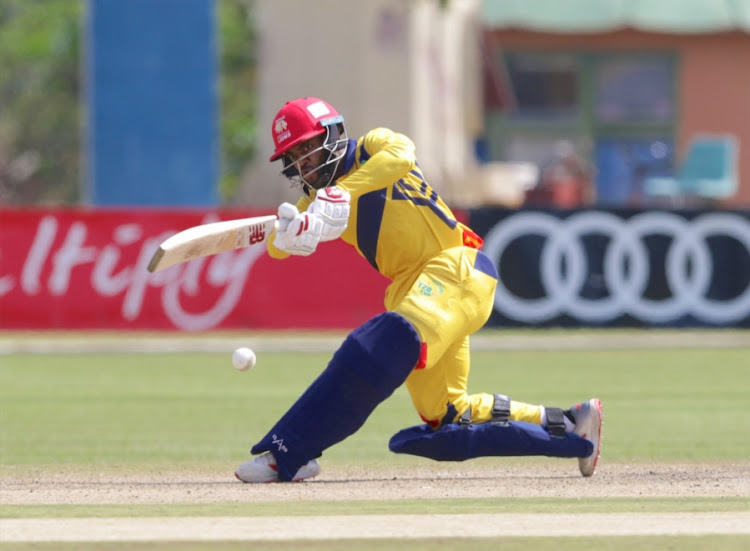 Temba Bavuma in action during the Africa T20 Cup semi final match between Gauteng and North West at Buffalo Park on September 23, 2018 in East London.