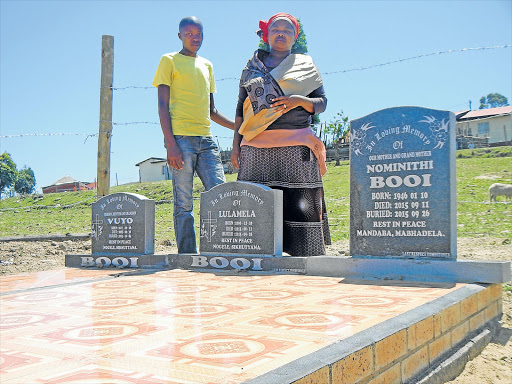 DEVASTATED: Lucky and Nonyameko Booi have lost three family members who were victims of witchcraft accusations Pictures: LOYISO MPALANTSHANE
