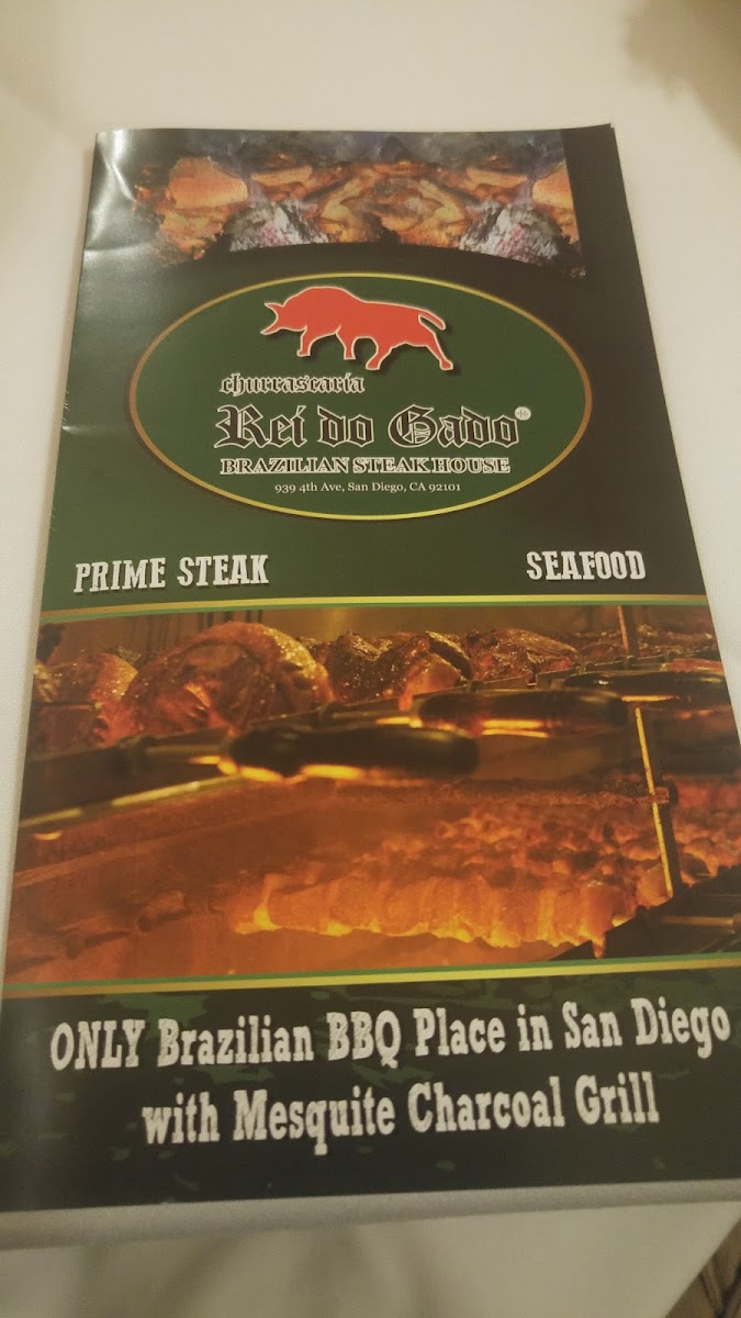 Gluten-Free at Rei Do Gado Brazilian Steakhouse