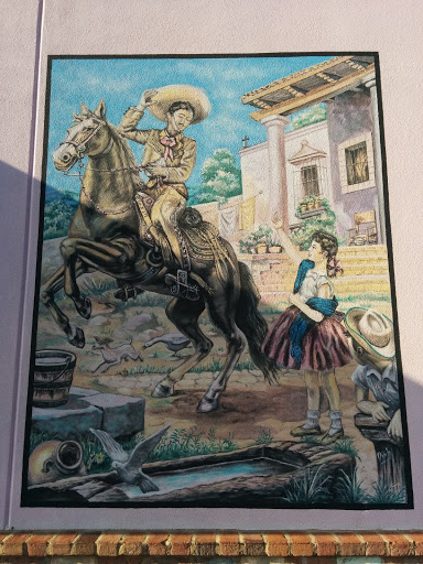 Vaquero Mural at Little Rosie's