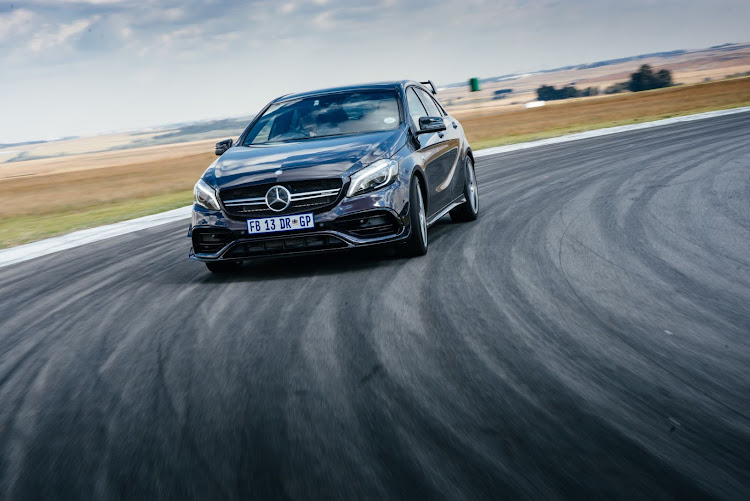 The Mercedes-AMG A45.