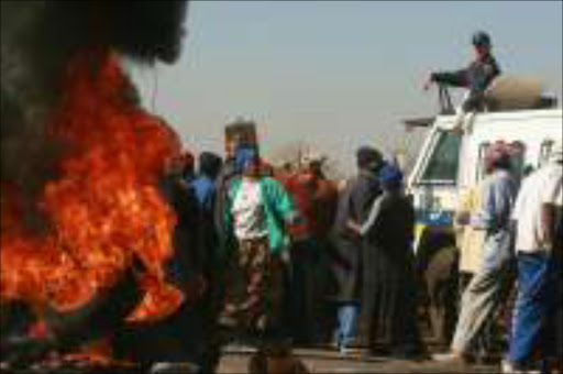 DELIVER NOW: Lenasia South is one of the areas where residents have protested against the lack of service delivery. PIc. Mohau Mofokeng. 01/06/07. © Sowetan.