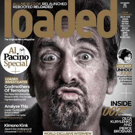Al Pacino on Loaded cover