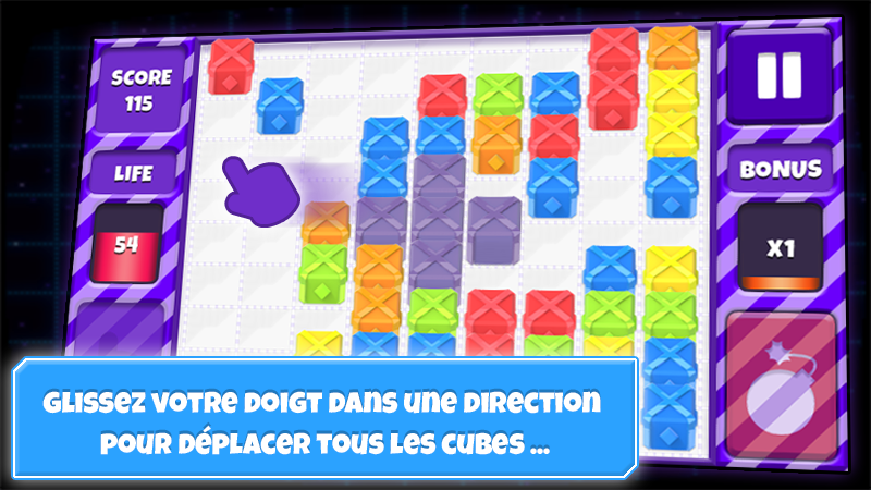 Android application Cube Crush Mania screenshort