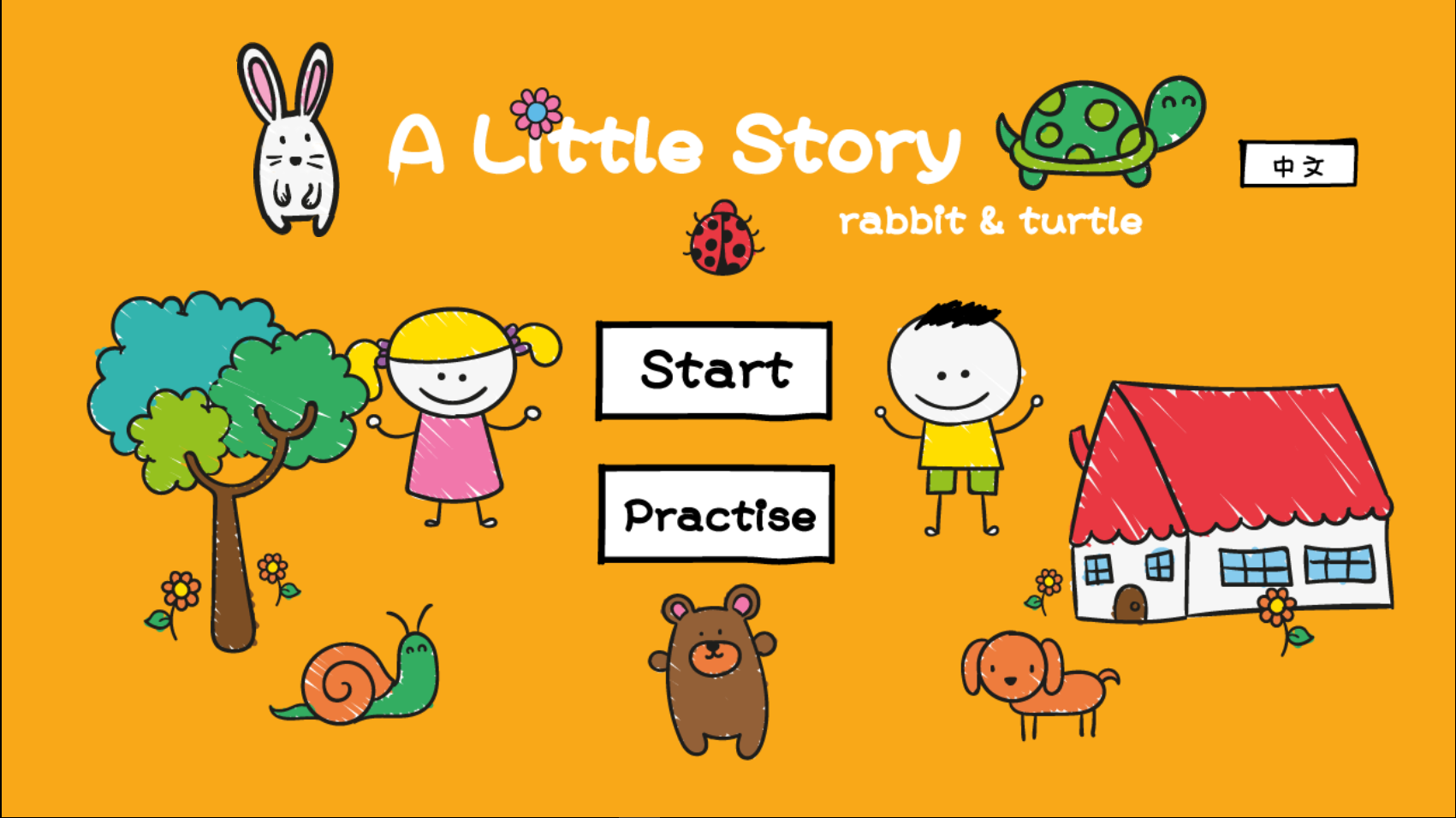 Android application A Little Story - Rabbit&amp;Turtle screenshort