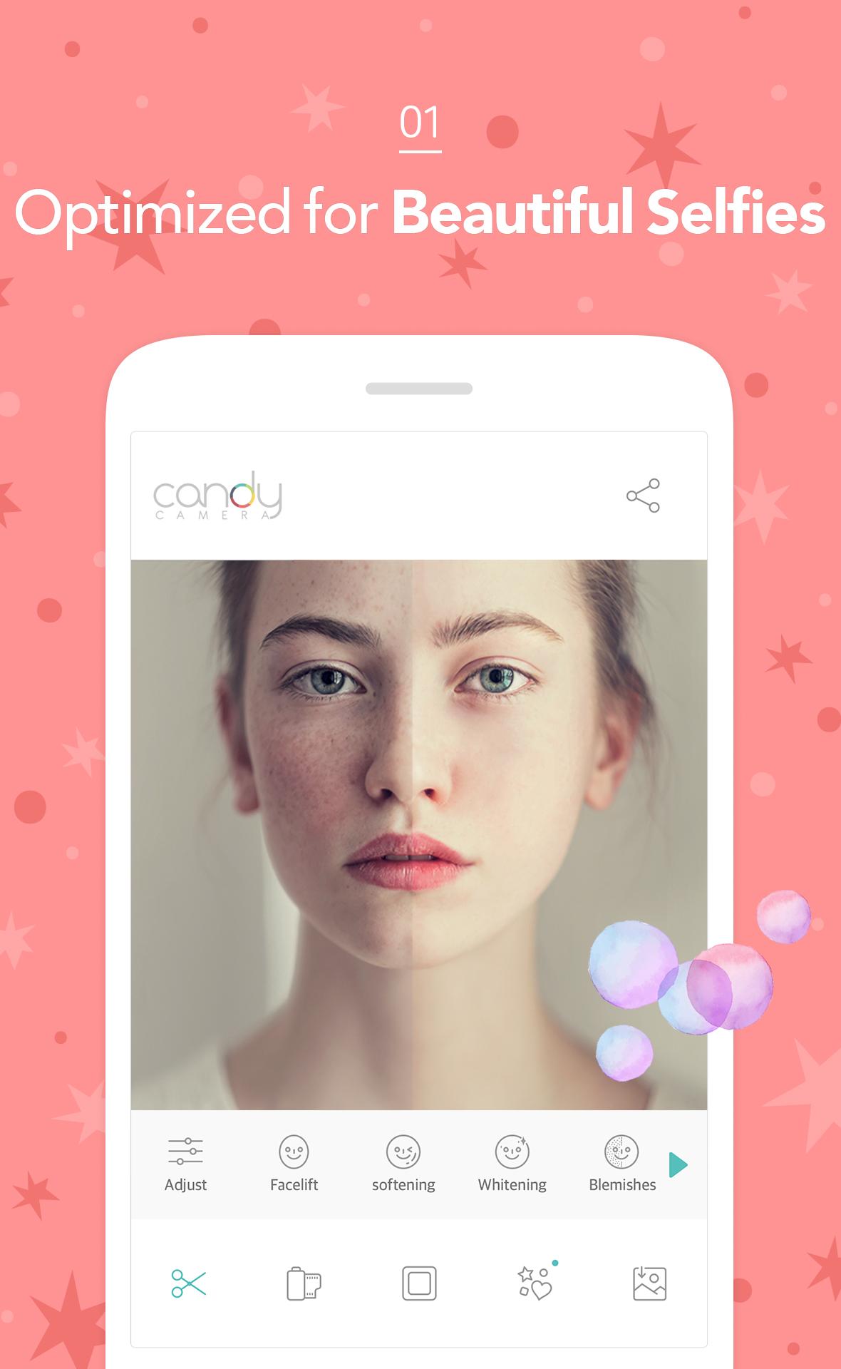 Android application Candy Camera - photo editor screenshort