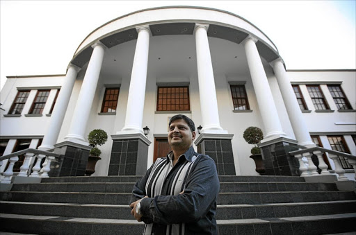 Atul Gupta at his home in Saxonwold in Johannesburg Picture: KEVIN SUTHERLAND/FILE