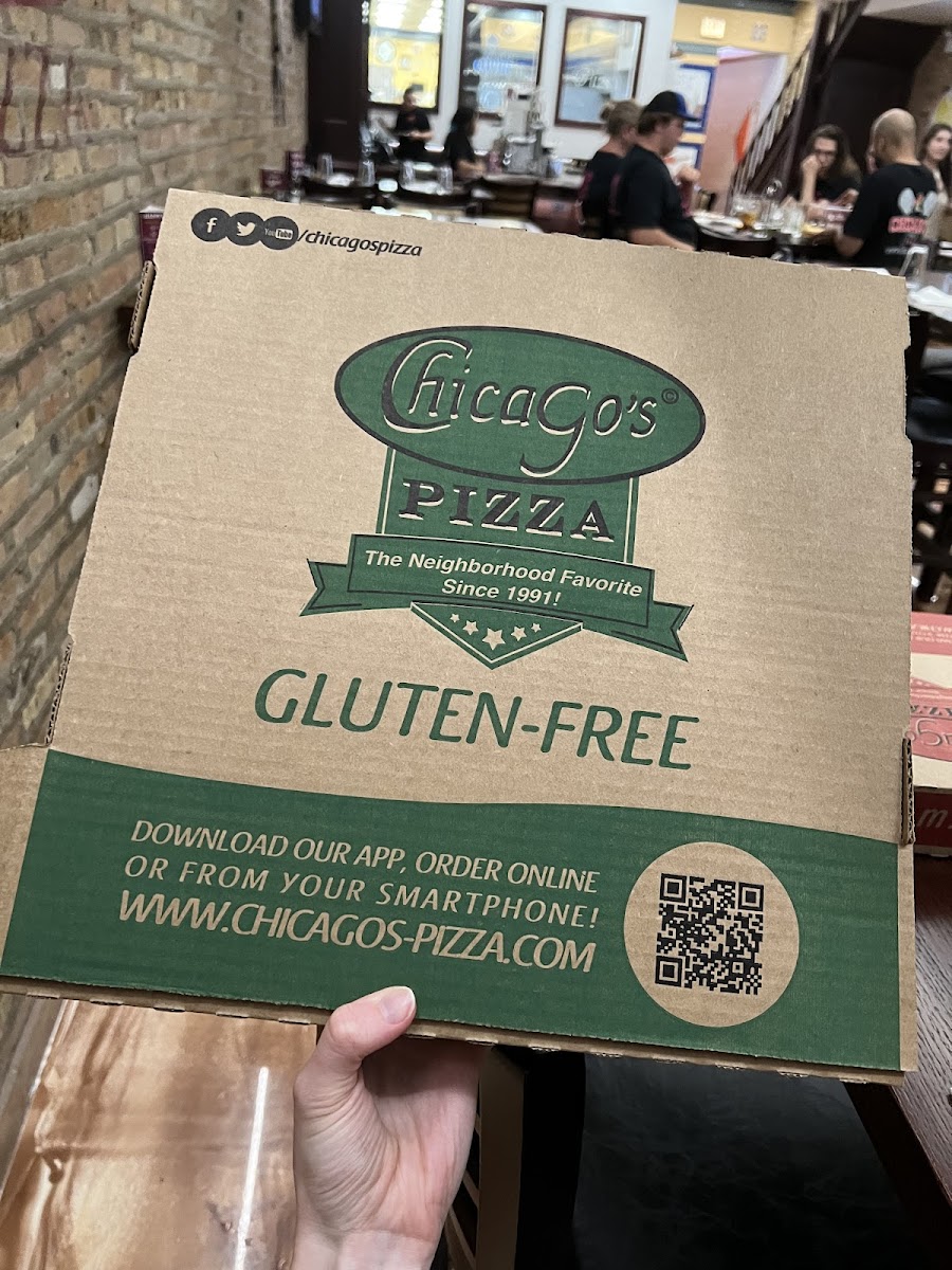 Gluten Free Pizza Box for Leftovers