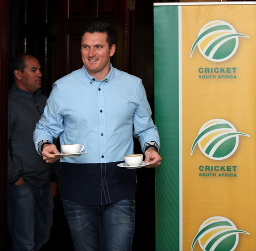 Graeme Smith during the CSA Sponsors Forum at Zimbali Lodge on June 18, 2014 in Durban, South Africa.