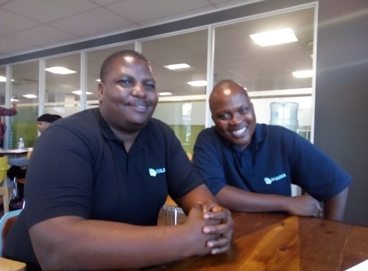 Brian Makwaiba and Oscar Monama are co-founders and owners of I Am Emerge, a mass marketing business.