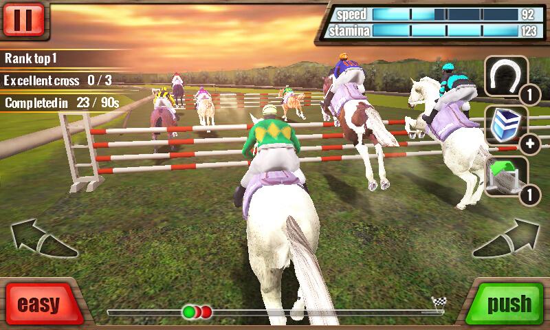 Android application Horse Racing 3D screenshort