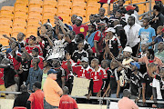 FIRING SQUAD: Angry Orlando Pirates fans call for coach Vladimir Vermezovic's head after Pirates lost an Absa Premiership match to Maritzburg United at FNB Stadium on Tuesday night