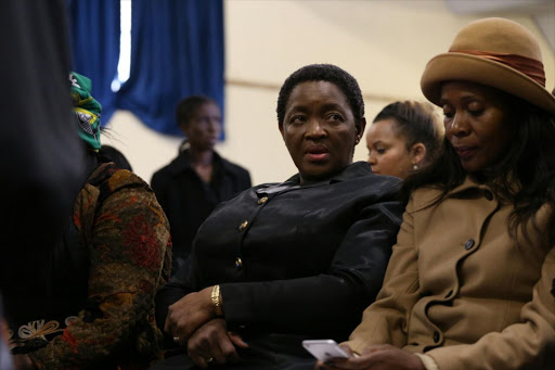 Minister of Social Development, Bathabile Dlamini, spoke at the funeral service of Karabo Mokoena held at the Diepkloof Multipurpose Hall in Soweto.