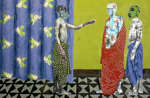 Phumulani Ntuli's 'Stolen Songs', 2019. Ntuli's work is now on offer at an auction by Artnet that is curated by Latitudes.