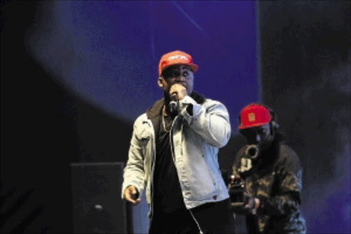 ANGER ISSUES: Rapper Cassper Nyovest dropped the mic and walked off stage Photo: Vathiswa Ruselo