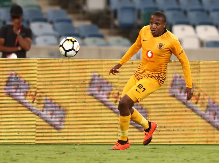 Lebogang Manyama of Kaizer Chiefs during the Absa Premiership match against Polokwane City at Moses Mabhida Stadium on October 06, 2018 in Durban.