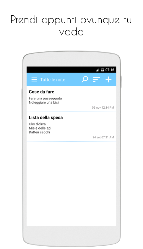 Android application Notepad notes, memo, checklist screenshort